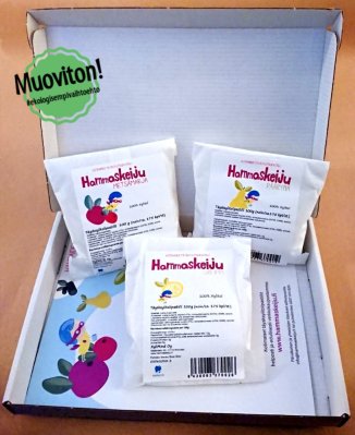 Hammaskeiju multi-flavor 3x100g plastic-free packaging, shipping included